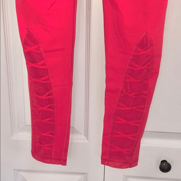 Victoria's Secret Red Knockout Sport Leggings - Picture 3 of 10